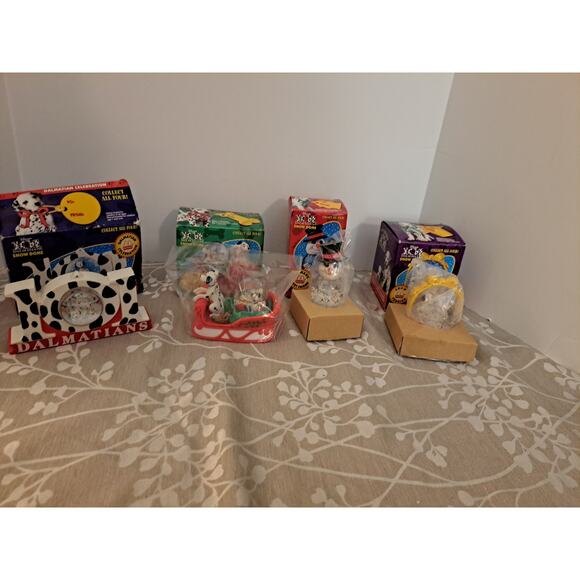 McDonald’s 1996 Snow dome 101 Dalmatians (complete set of 4) - Picture 6 of 10